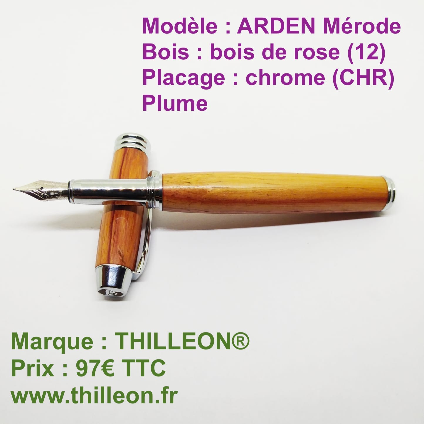 stylos et rasoirs en bois artisanaux français THILLEON®