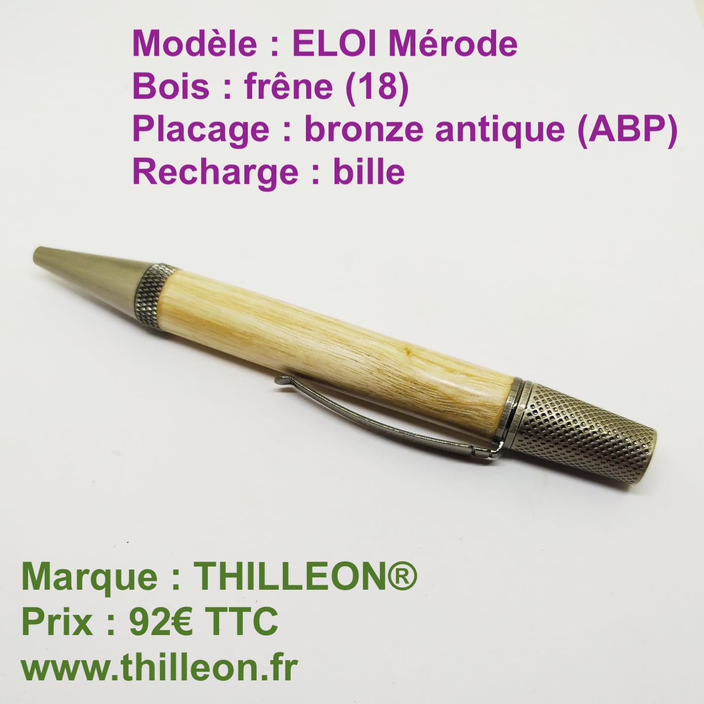 A propos de la marque de stylos en bois précieux THILLEON®