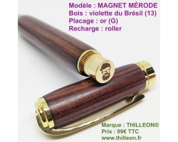 magnet_mrode_violette_bresil_or_stylo_artisanal_bois_thilleon_logo_max_marque