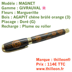 givrauval_magnet_agapit_margueritte_orange_g_ferme_plume_ou_roller_marque