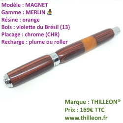 magnet_merlin_orange_plume_ou_roller_bois_de_violette_chr_stylo_bois_artisanal_thilleon_ferme_orig