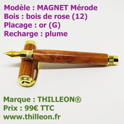 magnet_mrode_plume_bois_de_rose_or_stylo_artisanal_bois_thilleon_orig_marque