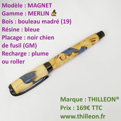 merlin_magnet_plume_ou_roller_bouleau_madr_bleu_noir_chien_de_fusil_ferme_orig_marque