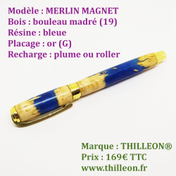 merlin_magnet_plume_ou_roller_bouleau_madre_or_stylo_artisanal_bois_thilleon_a_plat_marque