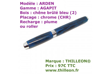 arden_agapit_plume_ou_roller_bleu_chrome_stylo_artisanal_thilleon_horiz_marque