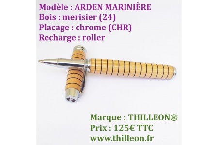 mariniere_arden_roller_chrome_merisier_stylo_artisanal_bois_thilleon_ouvert_orig