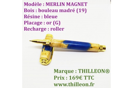 merlin_magnet_roller_bouleau_madre_or_stylo_artisanal_bois_thilleon_ouvert_marque