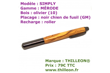 simply_mrode_roller_olivier_noir_chien_de_fusil_stylo_artisanal_bois_thilleon_horiz