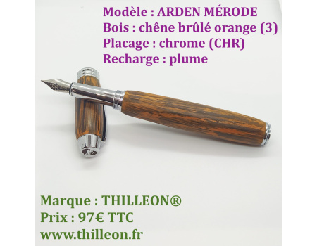 arden_agapit_chene_brule_orange_chr_stylo_artisanal_bois_thilleon_ouvert_marque