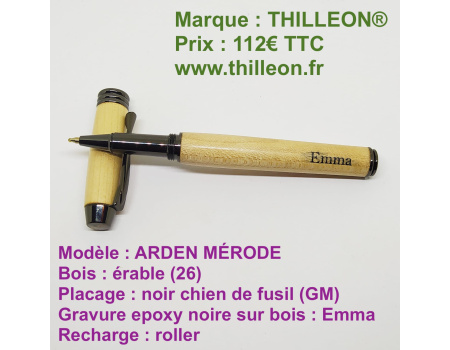 arden_merode_roller_erable_noir_chien_de_fusil_gm_gravure_epoxy_sur_bois_stylo_artisanal_bois_thilleon_orig_marque_255733934