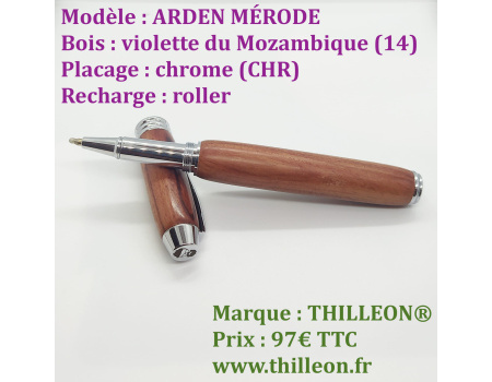 arden_merode_violette_mozambique_chr_stylo_artisanal_bois_thilleon_ouvert_marque