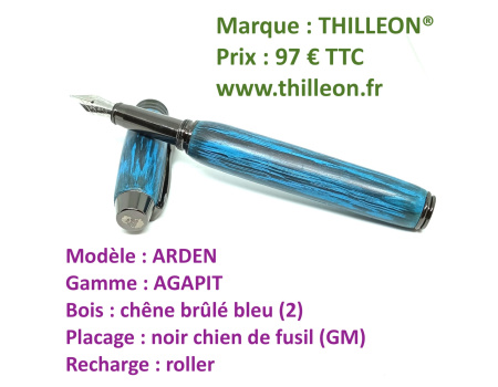 arden_plume_agapit_bleu_gm_stylo_artisanal_bois_thilleon_ouvert_marque