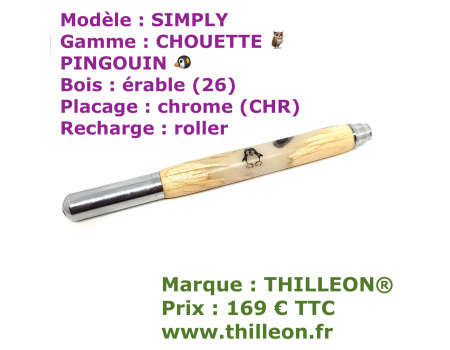 chouette_erable_pingouin_placage_chrome_horiz_788733562