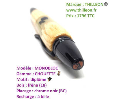 chouette_monobloc_phospho_verte_frne_chrome_noir_guillian_chapeau_diplome_logo