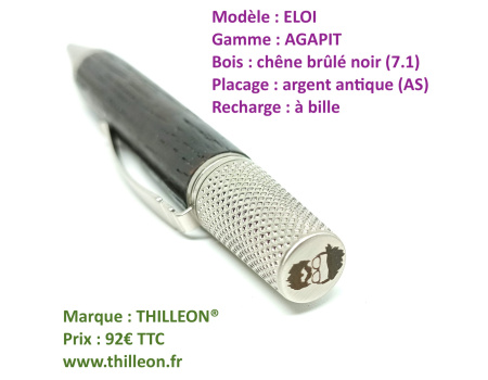 eloi_agapit_chne_brl_noir_argent__stylo_bois_artisanal_thilleon_capuchon_logo_orig