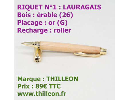 lauragais_riquet_n1_stylo_artisanal_en_bois_drable_placage_or_by_thilleon_marque_1024