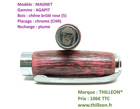 magnet_agapit_plume_ou_roller_rose_placage_chrome_grav__logo_marque