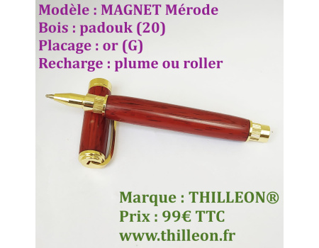 magnet_roller_padouk_or_stylo_artisanal_bois_thilleon_ouvert_marque
