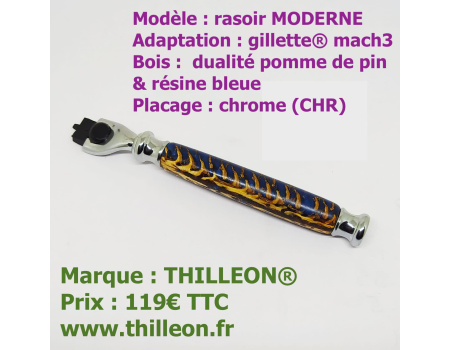 rasoir_moderne_by_thilleon_en_pomme_de_pin_rsine_bleue_chrome_artisanal_mach3_orig_v2_marque_1378121025