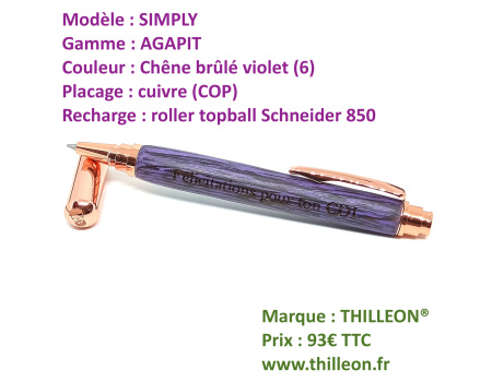 simply_mrode_agapit_violet_placage_cuivre_stylo_artisanal_bois_thilleon_logo_recto