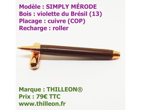 simply_violette_cuivre_stylo_artisanal_bois_thilleon_marque